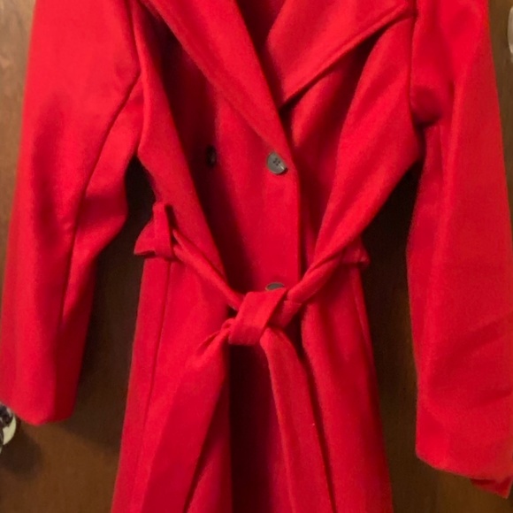 Red Trench Coat - Picture 4 of 13